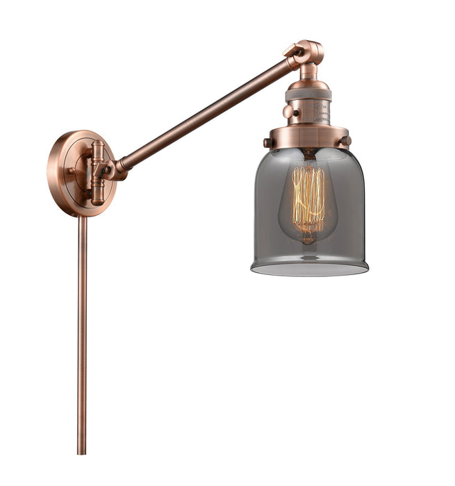 Innovations 237-AC-G53-LED LED Swing Arm Lamp, Antique Copper