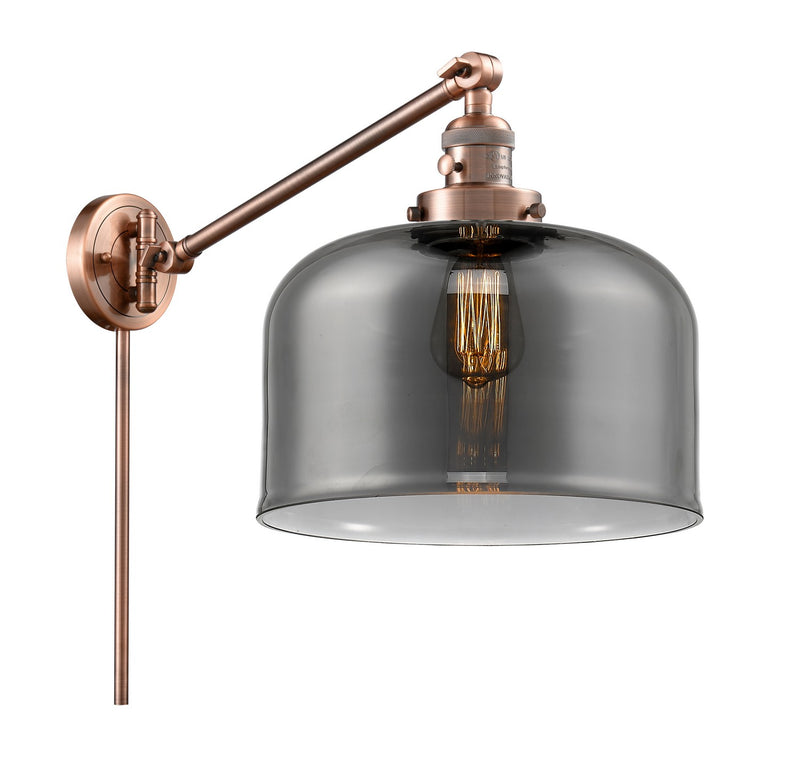 Innovations 237-AC-G73-L-LED LED Swing Arm Lamp, Antique Copper