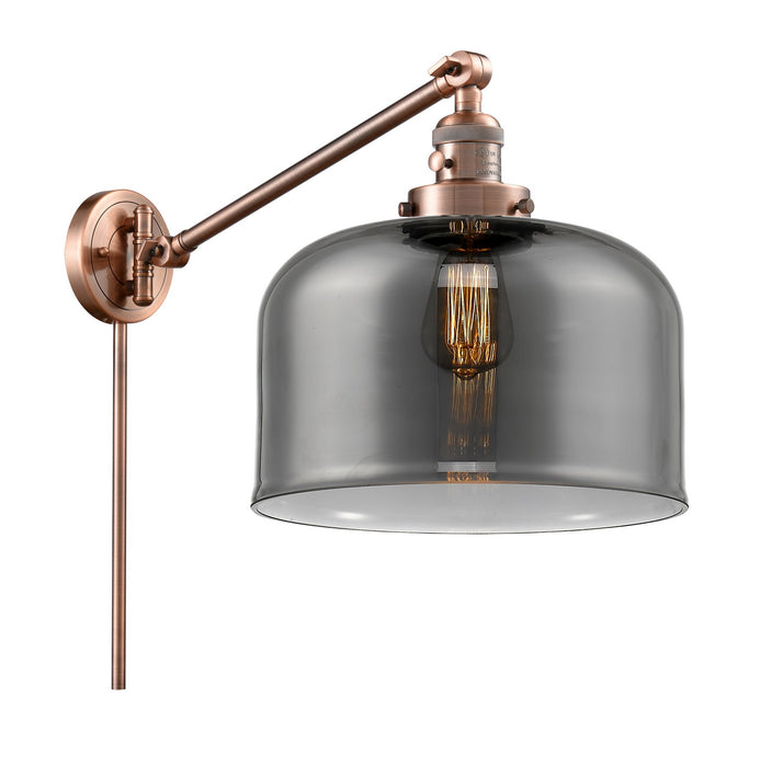 Innovations 237-AC-G73-L-LED LED Swing Arm Lamp, Antique Copper