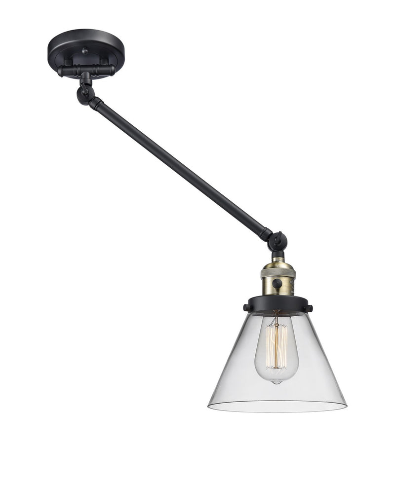 Innovations 237-BAB-G42-LED LED Swing Arm Lamp, Black Antique Brass