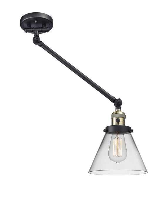 Innovations 237-BAB-G42-LED LED Swing Arm Lamp, Black Antique Brass