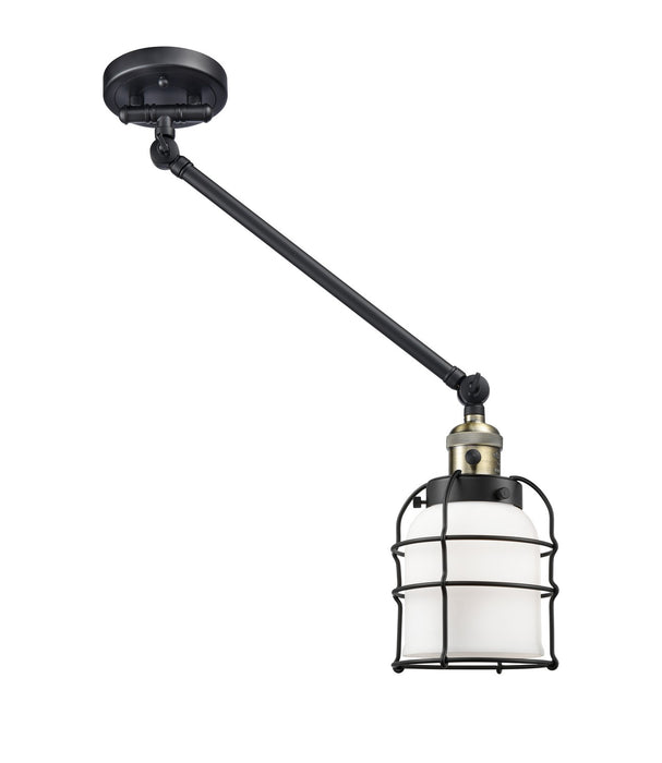 Innovations 237-BAB-G51-CE-LED LED Swing Arm Lamp, Black Antique Brass