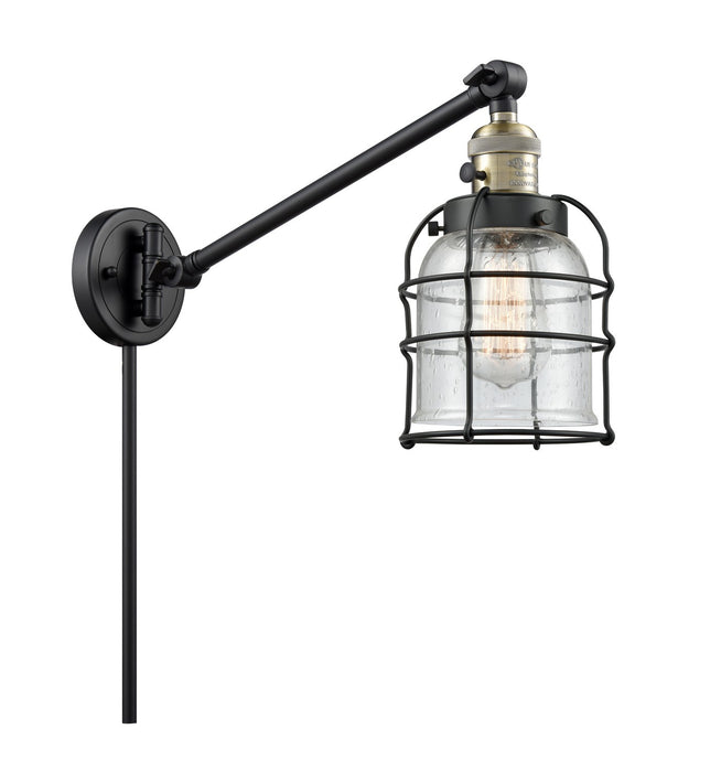 Innovations 237-BAB-G54-CE-LED LED Swing Arm Lamp, Black Antique Brass