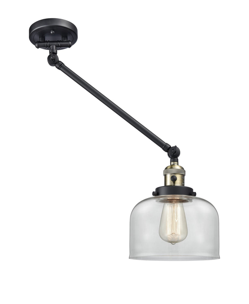 Innovations 237-BAB-G72-LED LED Swing Arm Lamp, Black Antique Brass
