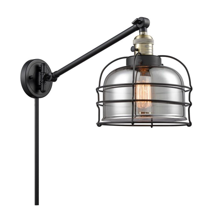 Innovations 237-BAB-G73-CE-LED LED Swing Arm Lamp, Black Antique Brass
