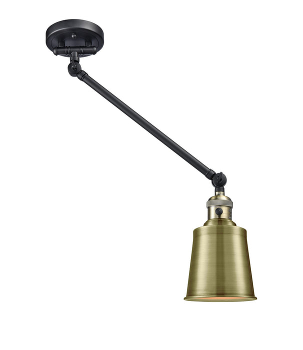 Innovations 237-BAB-M9-AB-LED LED Swing Arm Lamp, Black Antique Brass