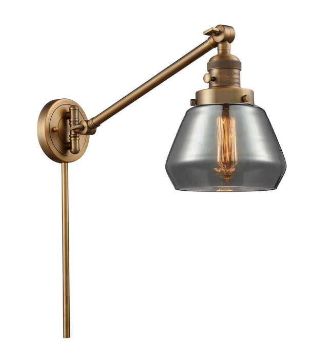 Innovations 237-BB-G173-LED LED Swing Arm Lamp, Brushed Brass