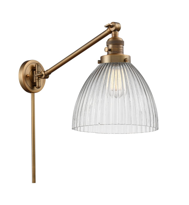 Innovations 237-BB-G222-LED LED Swing Arm Lamp, Brushed Brass