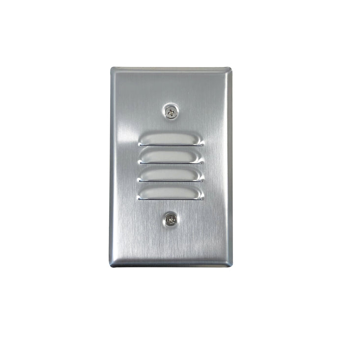 Nora Lighting NSW-6619BN Step 1.44W 90+Cri LED Louver W, Brushed Nickel