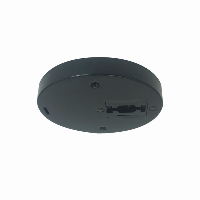 Nora Lighting NT-379B Round Monopoint Canopy For Track Head (Nte-850), Black