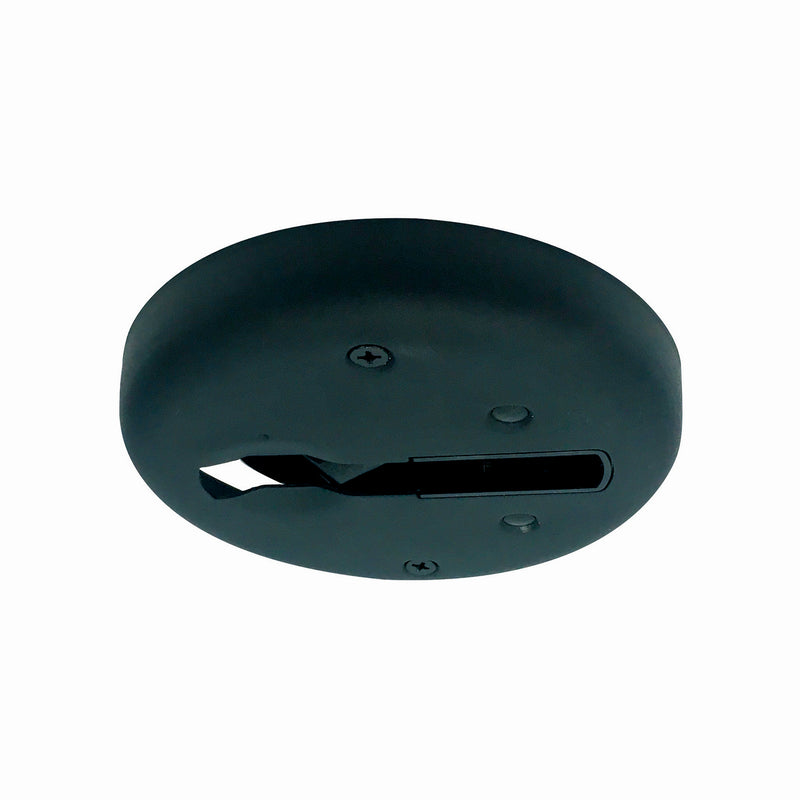 Nora Lighting NT-380B Round Monopoint Canopy For Track Head W/ Double Locking Adapter