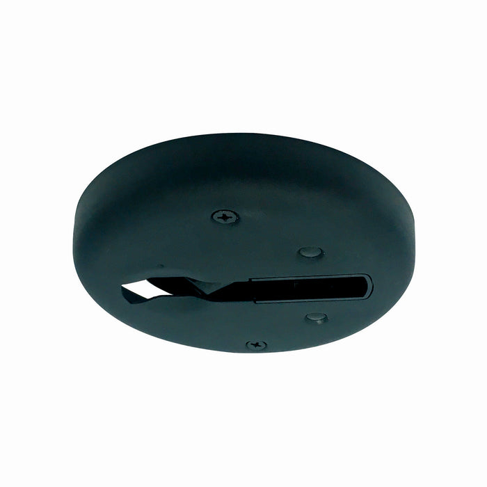 Nora Lighting NT-380B Round Monopoint Canopy For Track Head W/ Double Locking Adapter