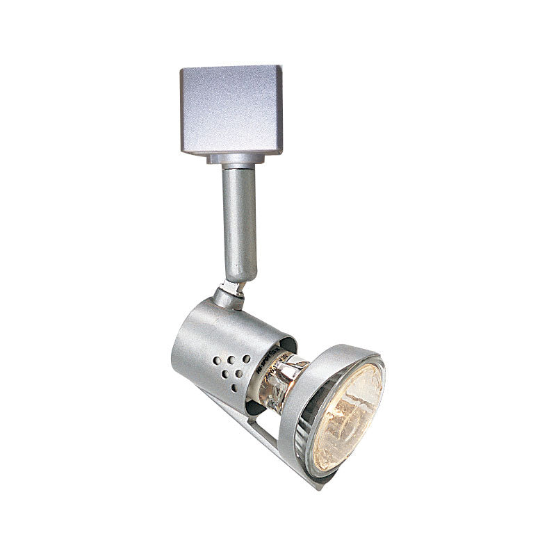 Nora Lighting NTH-618S/J Italia Track Head, Line Voltage, Mr16 Gu10, J-Style,, Silver