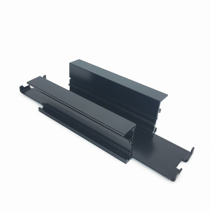 Nora Lighting NTRT-10B Straight Connector For Recessed Track, 1 Or 2 Circuit Track