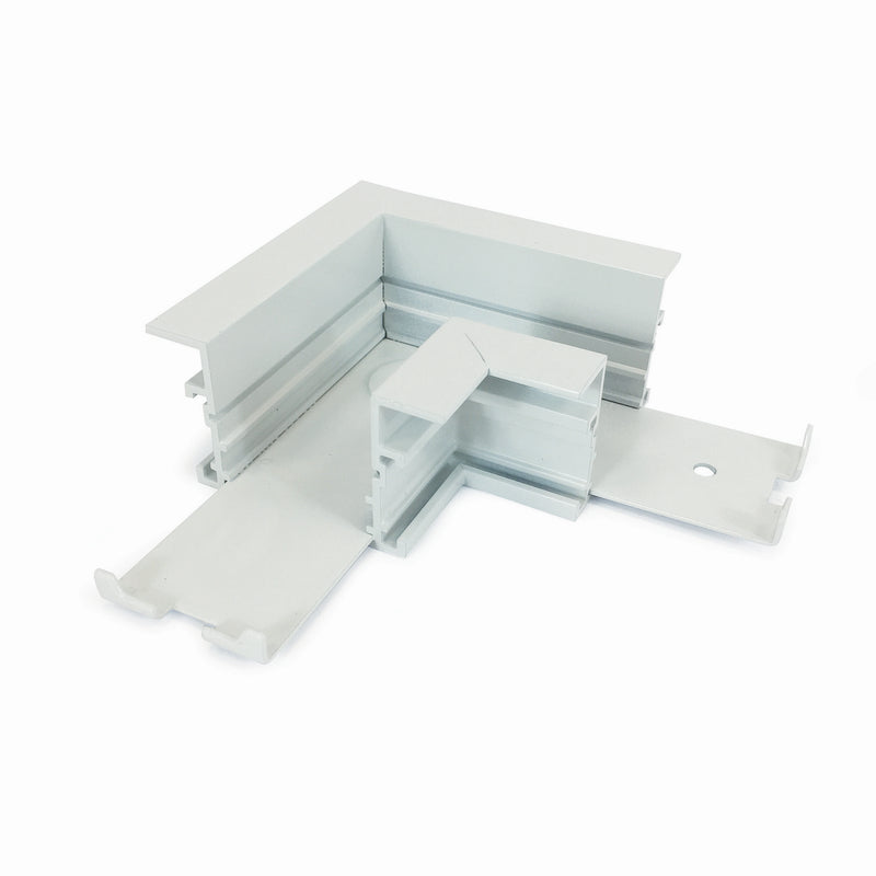 Nora Lighting NTRT-13W L Connector For Recessed Track, 1 Or 2 Circuit Track