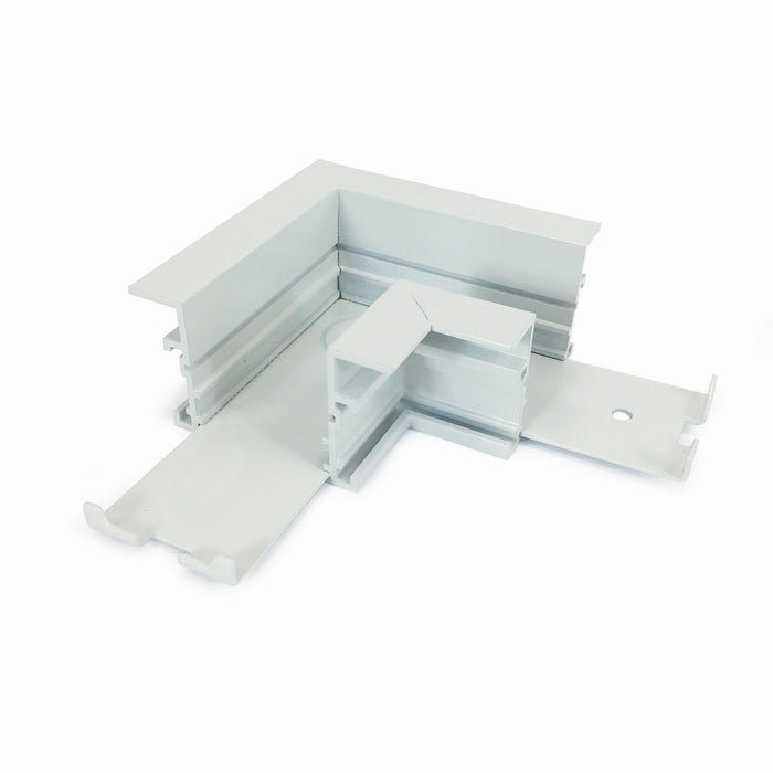 Nora Lighting NTRT-13W L Connector For Recessed Track, 1 Or 2 Circuit Track