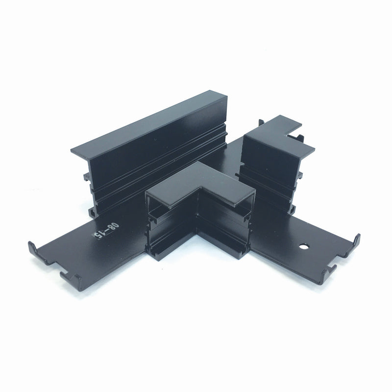 Nora Lighting NTRT-14B T Connector For Recessed Track, 1 Or 2 Circuit Track