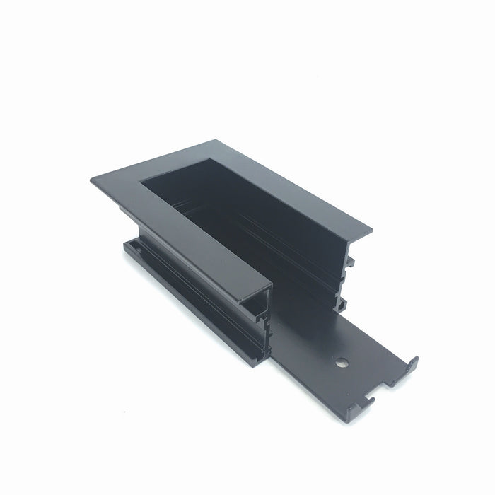 Nora Lighting NTRT-16B End Feed For Recessed Track, 1 Or 2 Circuit Track