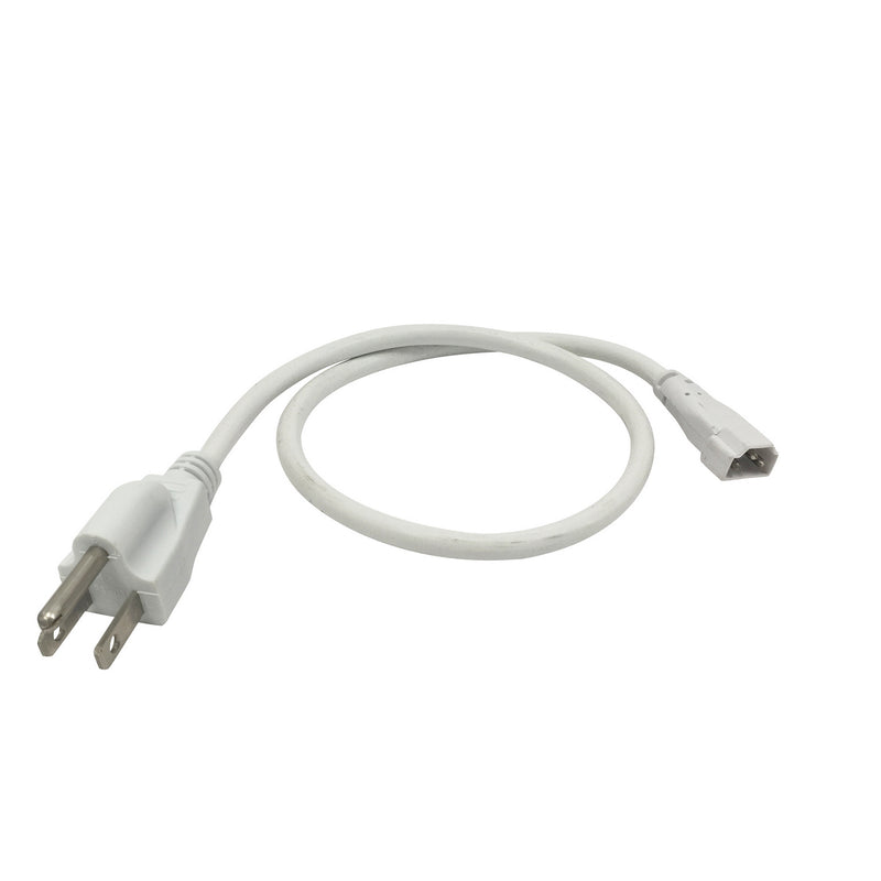 Nora Lighting NUA-905W Cord 72"& Plug Set, White