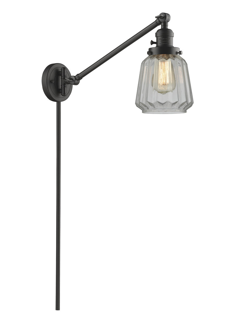 Innovations 237-OB-G142 One Light Swing Arm Lamp, Oil Rubbed Bronze