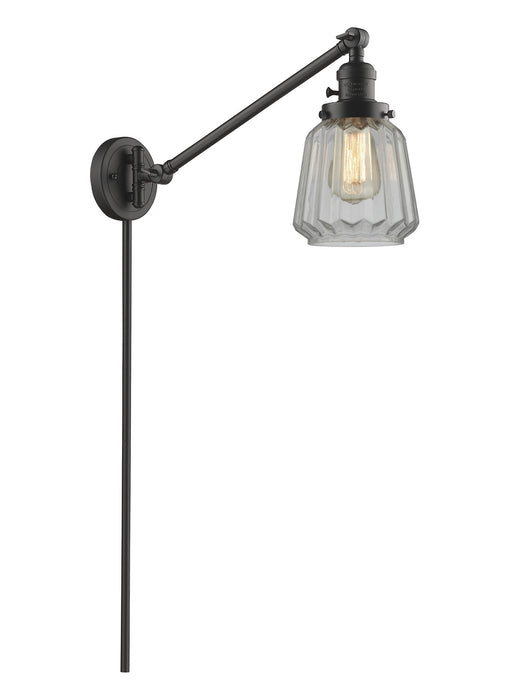 Innovations 237-OB-G142 One Light Swing Arm Lamp, Oil Rubbed Bronze