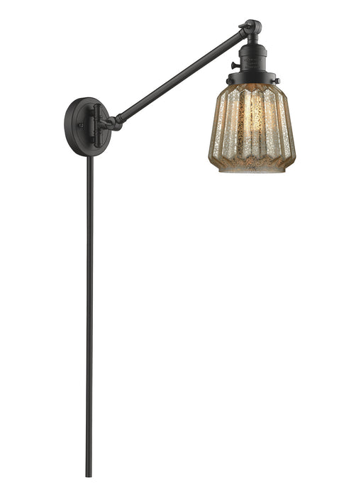 Innovations 237-OB-G146 One Light Swing Arm Lamp, Oil Rubbed Bronze