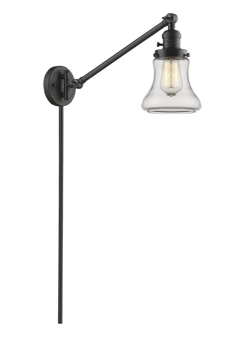 Innovations 237-OB-G192 One Light Swing Arm Lamp, Oil Rubbed Bronze