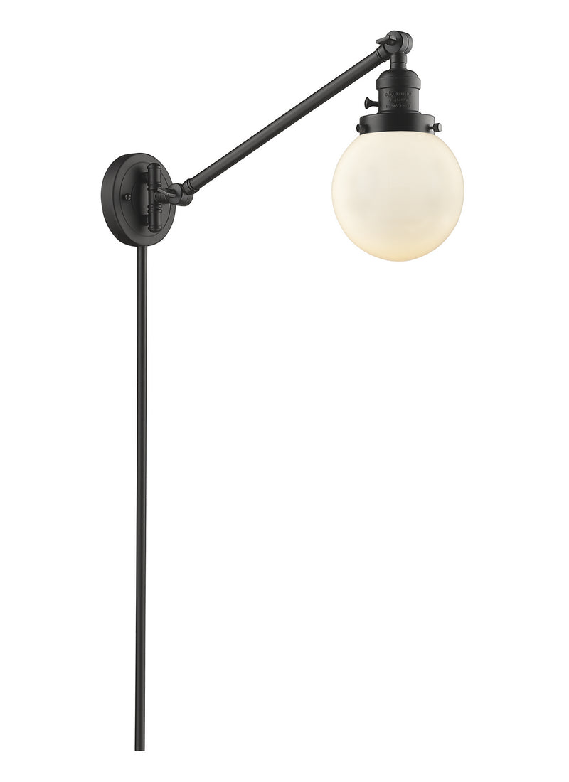 Innovations 237-OB-G201-6-LED LED Swing Arm Lamp, Oil Rubbed Bronze