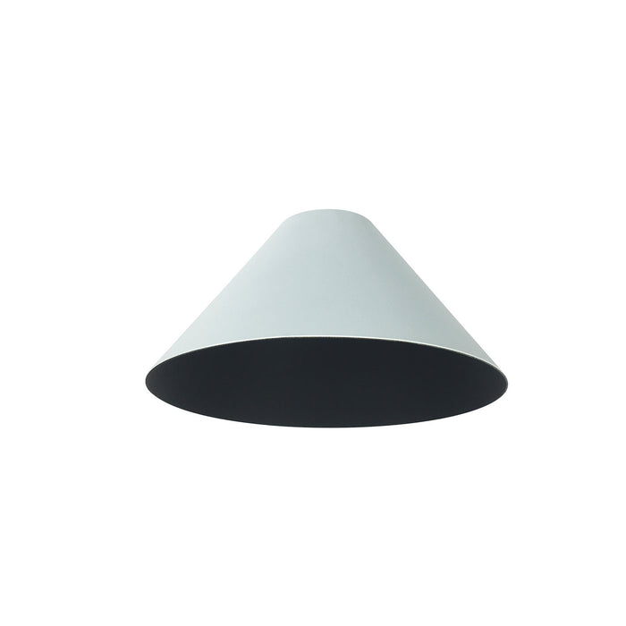 Nora Lighting NYLM-2CONEBW Fixture Shade, Black / White