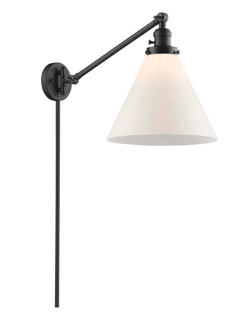 Innovations 237-OB-G41-L One Light Swing Arm Lamp, Oil Rubbed Bronze