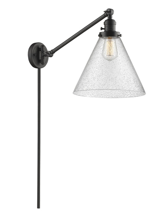 Innovations 237-OB-G44-L One Light Swing Arm Lamp, Oil Rubbed Bronze