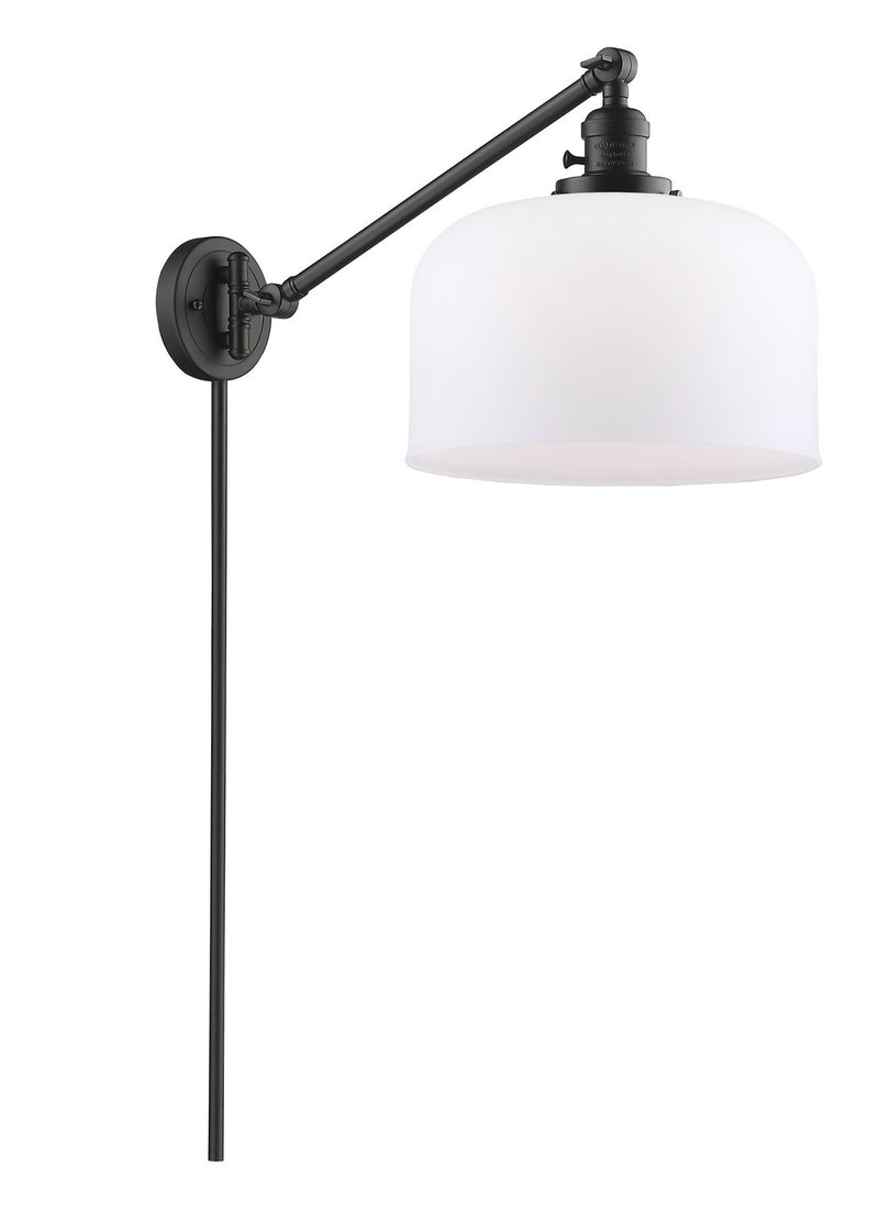 Innovations 237-OB-G71-L One Light Swing Arm Lamp, Oil Rubbed Bronze