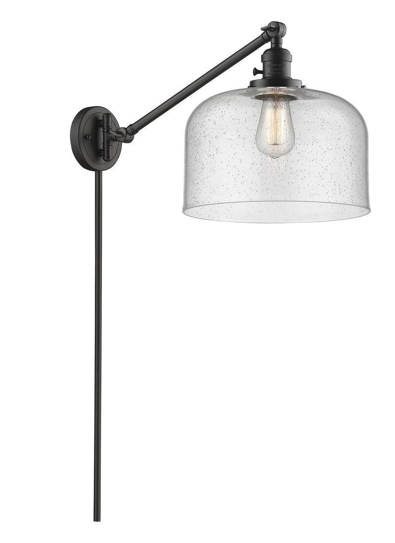 Innovations 237-OB-G74-L One Light Swing Arm Lamp, Oil Rubbed Bronze