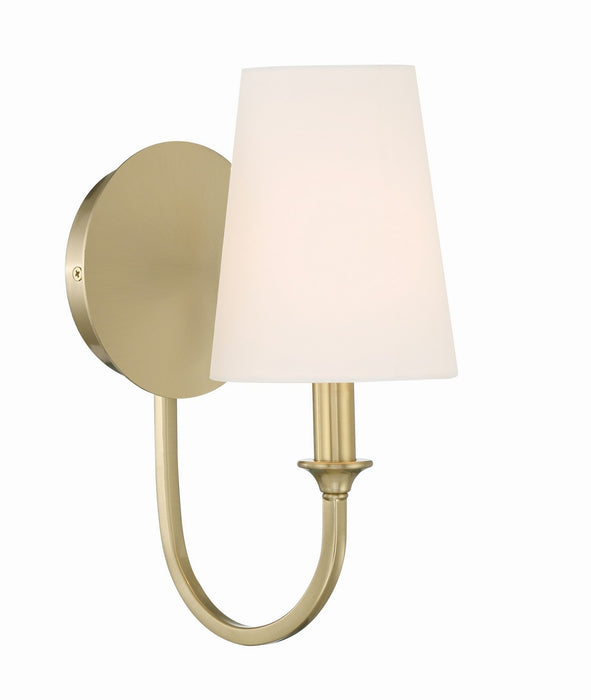 Crystorama PAY-921-VG One Light Wall Sconce, Vibrant Gold