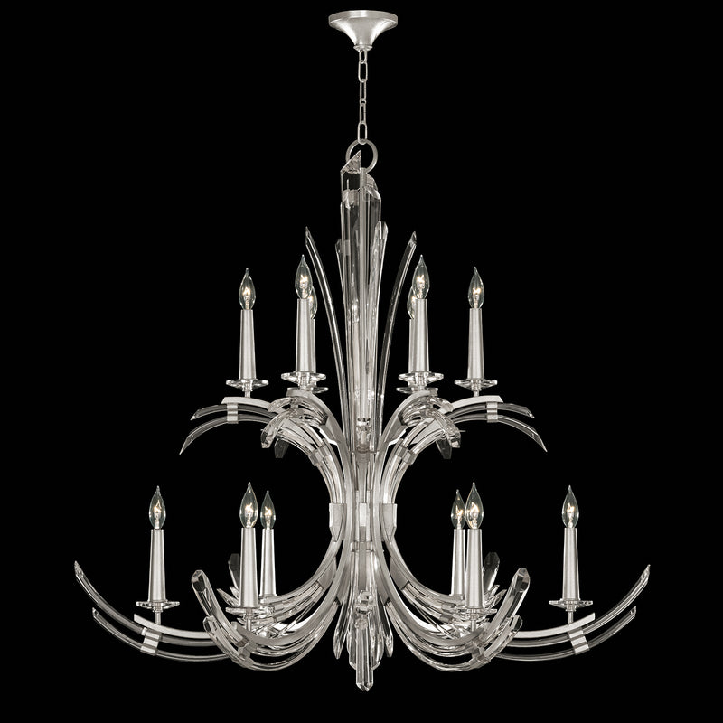 Fine Art 781640-1ST 12 Light Chandelier, Silver