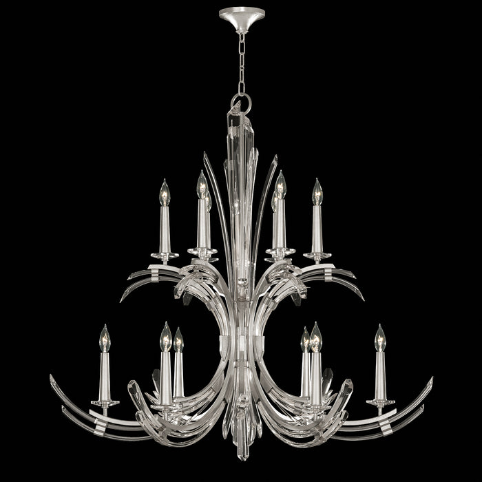 Fine Art 781640-1ST 12 Light Chandelier, Silver