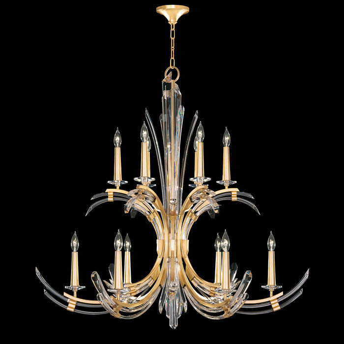 Fine Art 781640-2ST 12 Light Chandelier, Gold