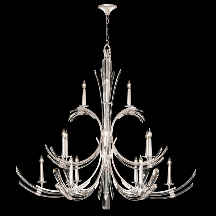 Fine Art 781740-1ST 15 Light Chandelier, Silver