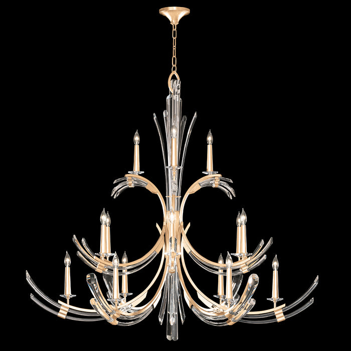 Fine Art 781740-2ST 15 Light Chandelier, Gold