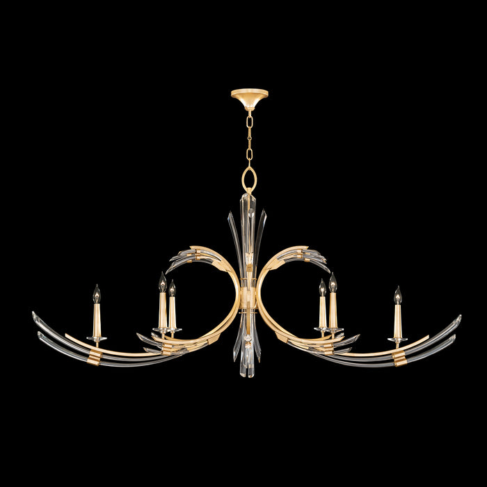 Fine Art 781940-2ST Six Light Chandelier, Gold