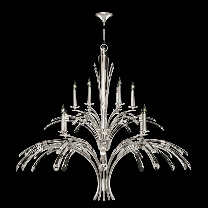 Fine Art 782040-1ST 12 Light Chandelier, Silver