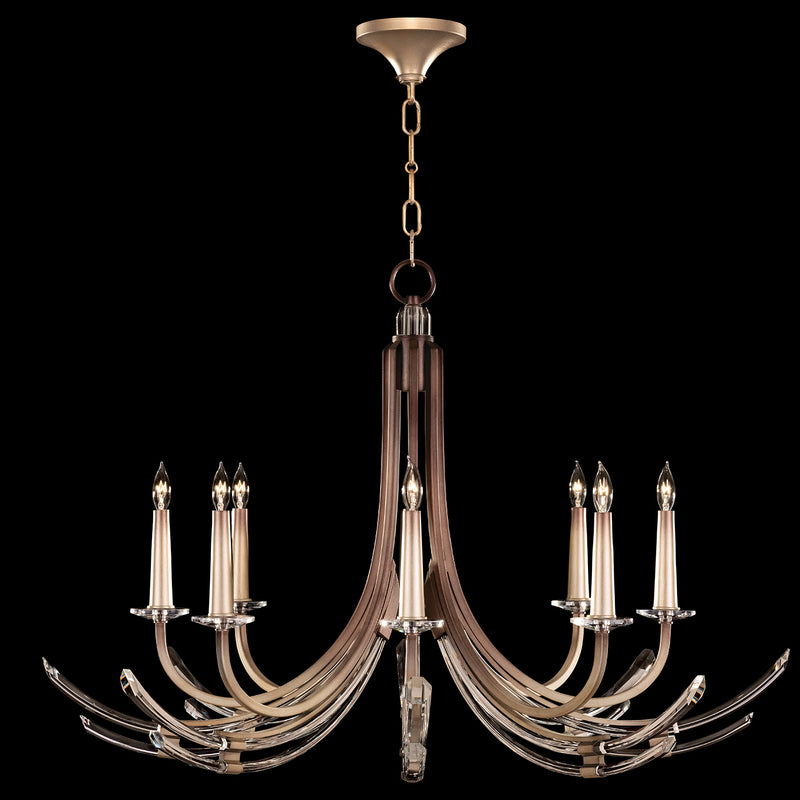 Fine Art 782140-3ST Eight Light Chandelier, Bronze