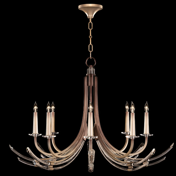 Fine Art 782140-3ST Eight Light Chandelier, Bronze