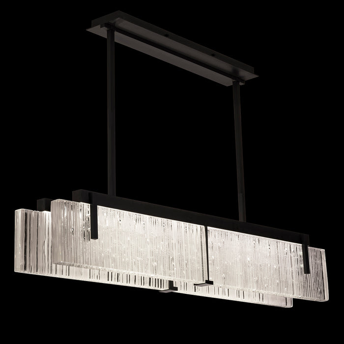 Fine Art 928040-15ST LED Linear Pendant, Black