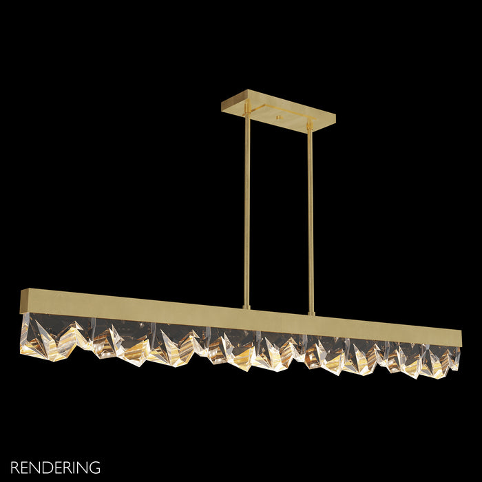 Fine Art 931340-2ST LED Linear Pendant, Gold