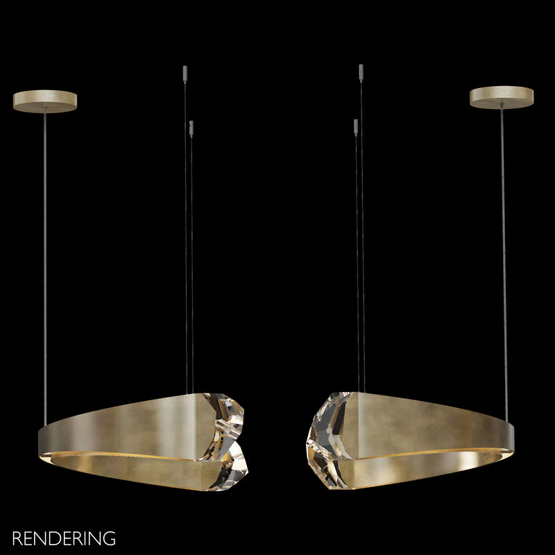Fine Art 931840-3ST LED Pendant, Bronze
