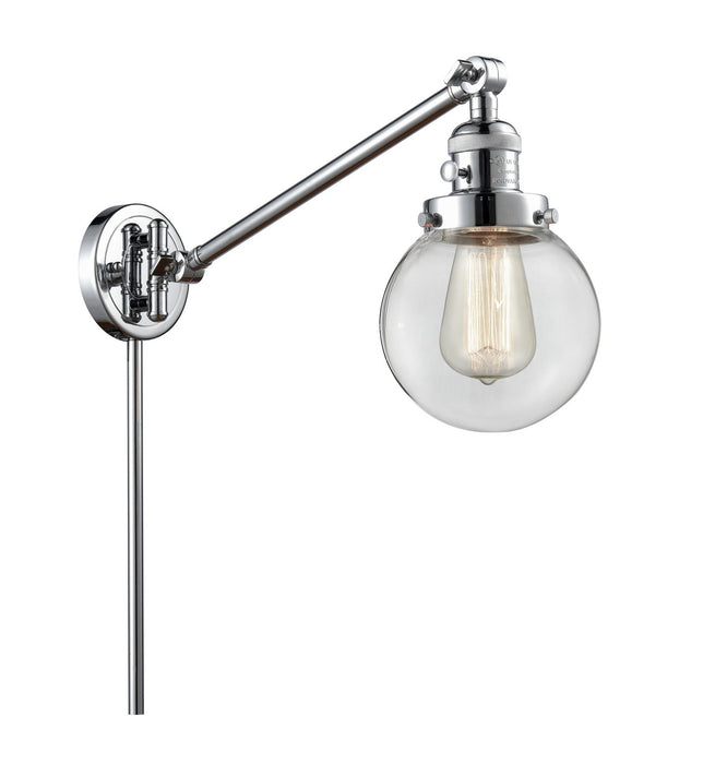 Innovations 237-PC-G202-6-LED LED Swing Arm Lamp, Polished Chrome
