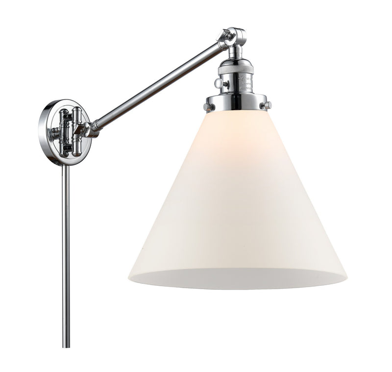 Innovations 237-PC-G41-L One Light Swing Arm Lamp, Polished Chrome