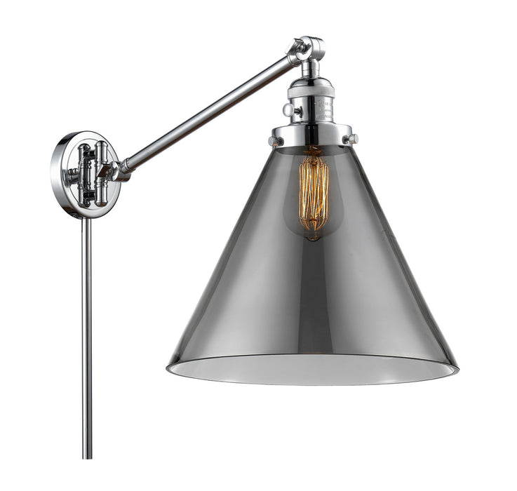 Innovations 237-PC-G43-L One Light Swing Arm Lamp, Polished Chrome