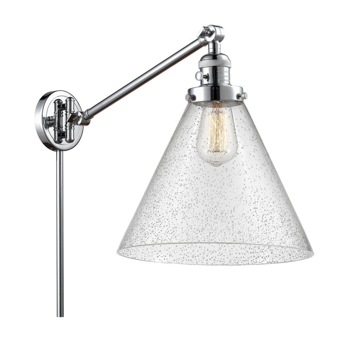 Innovations 237-PC-G44-L One Light Swing Arm Lamp, Polished Chrome